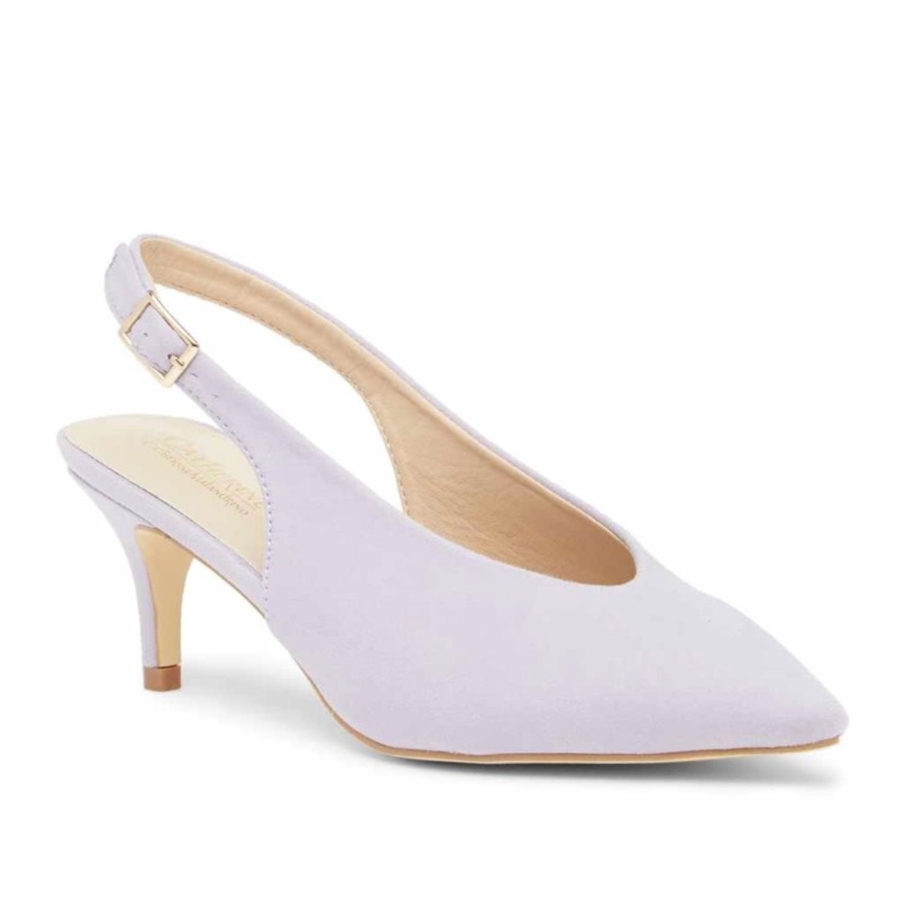 Lavender sling backs